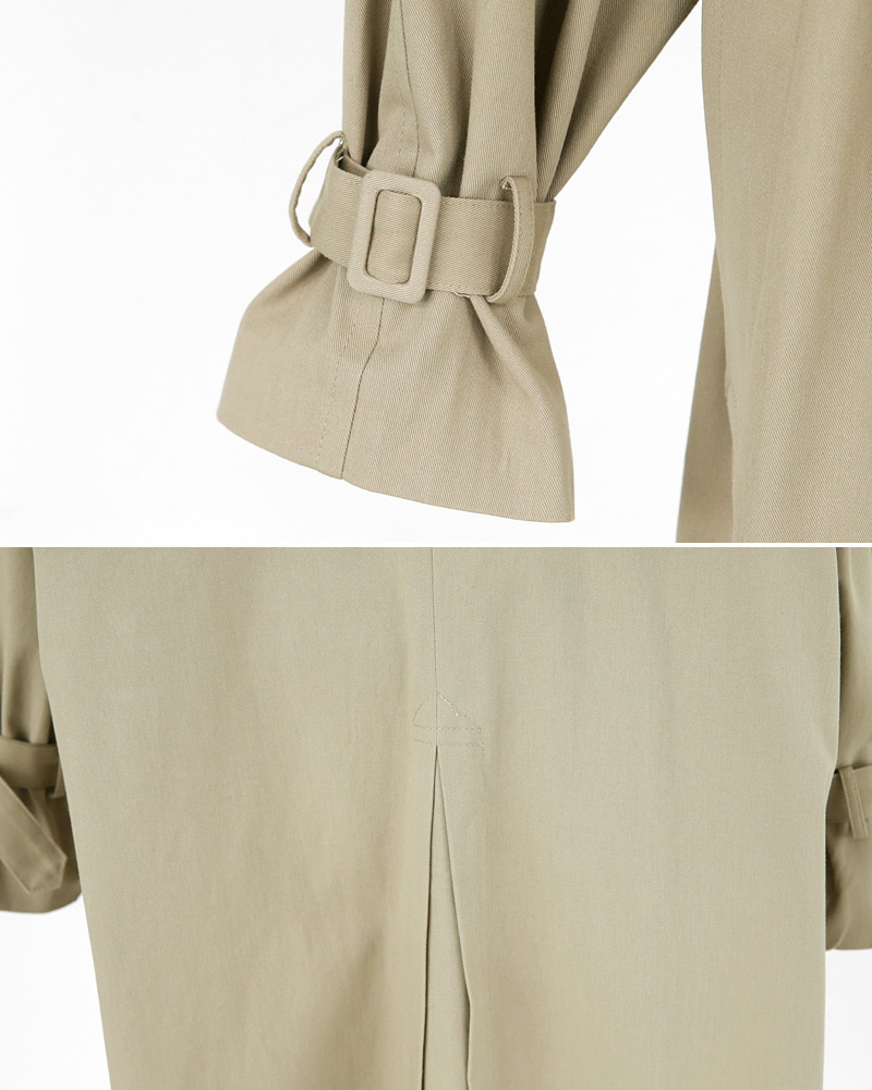 ベルトSETオーバーサイズダブルボタントレンチコート・全2色 | DHOLIC | 詳細画像27