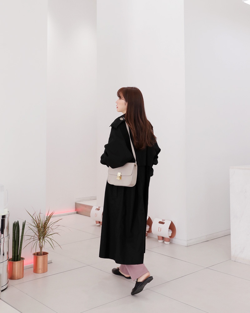 ベルトSETオーバーサイズダブルボタントレンチコート・全2色 | DHOLIC | 詳細画像16