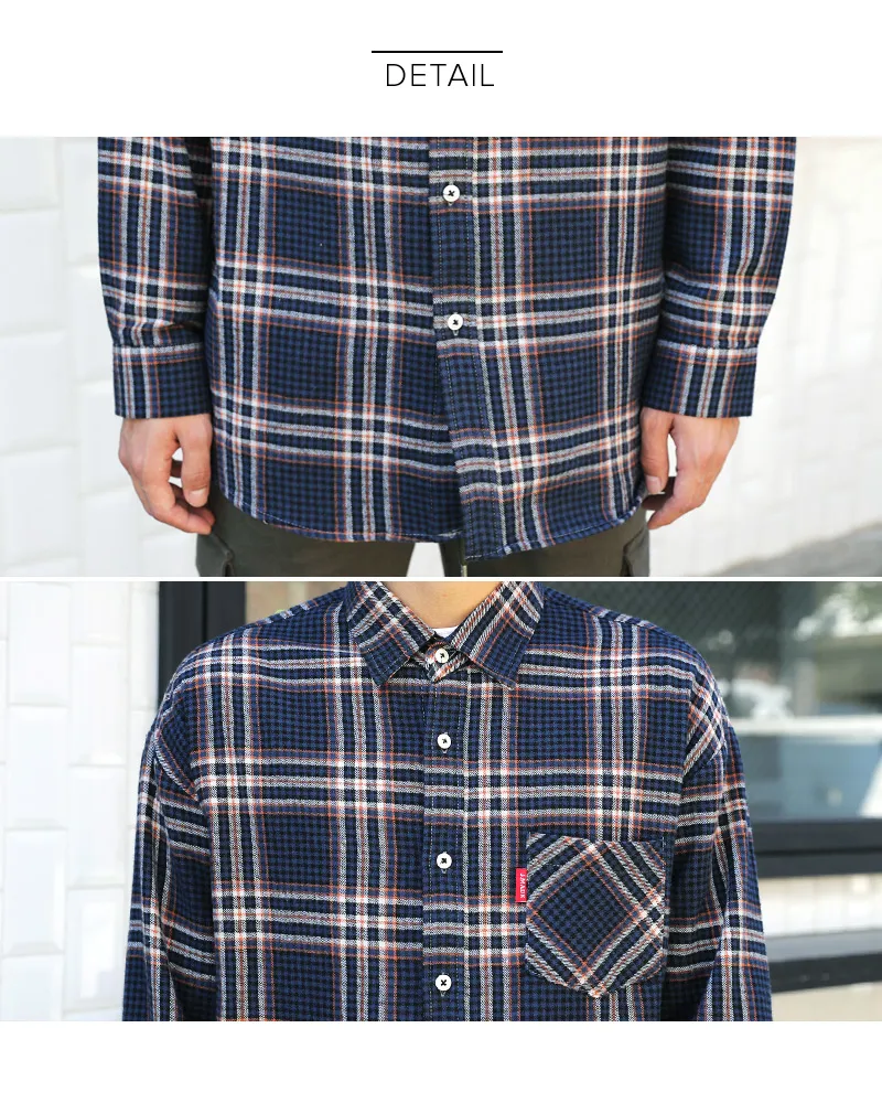 タータンチェックワンポケットシャツ・全2色 | 詳細画像28