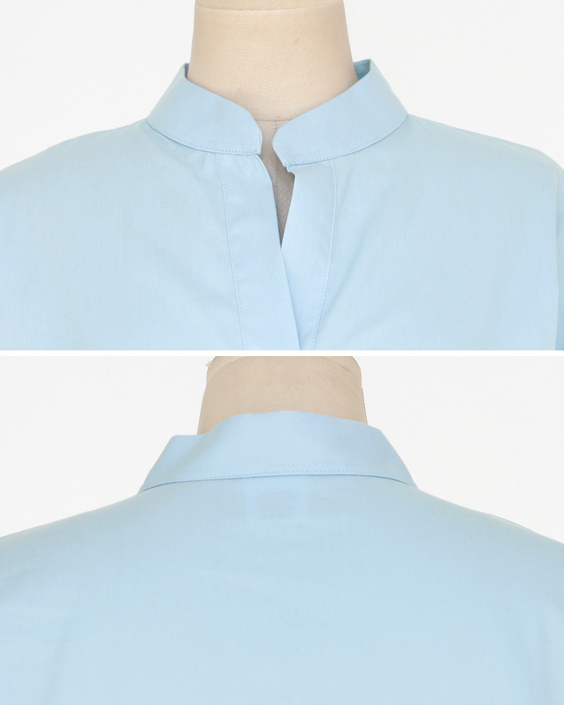 スタンドカラーオーバーサイズシャツ・全4色 | DHOLIC PLUS | 詳細画像36