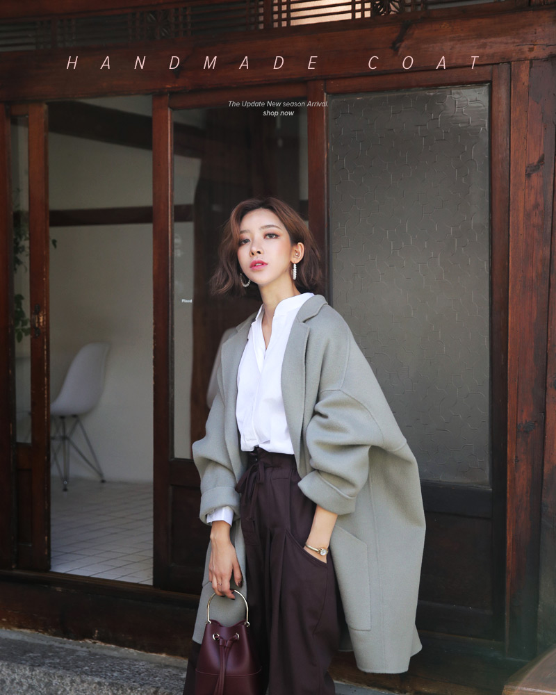 スタンドカラーオーバーサイズシャツ・全4色 | DHOLIC PLUS | 詳細画像9