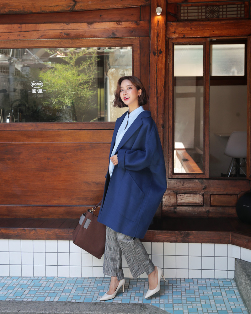 スタンドカラーオーバーサイズシャツ・全4色 | DHOLIC PLUS | 詳細画像27