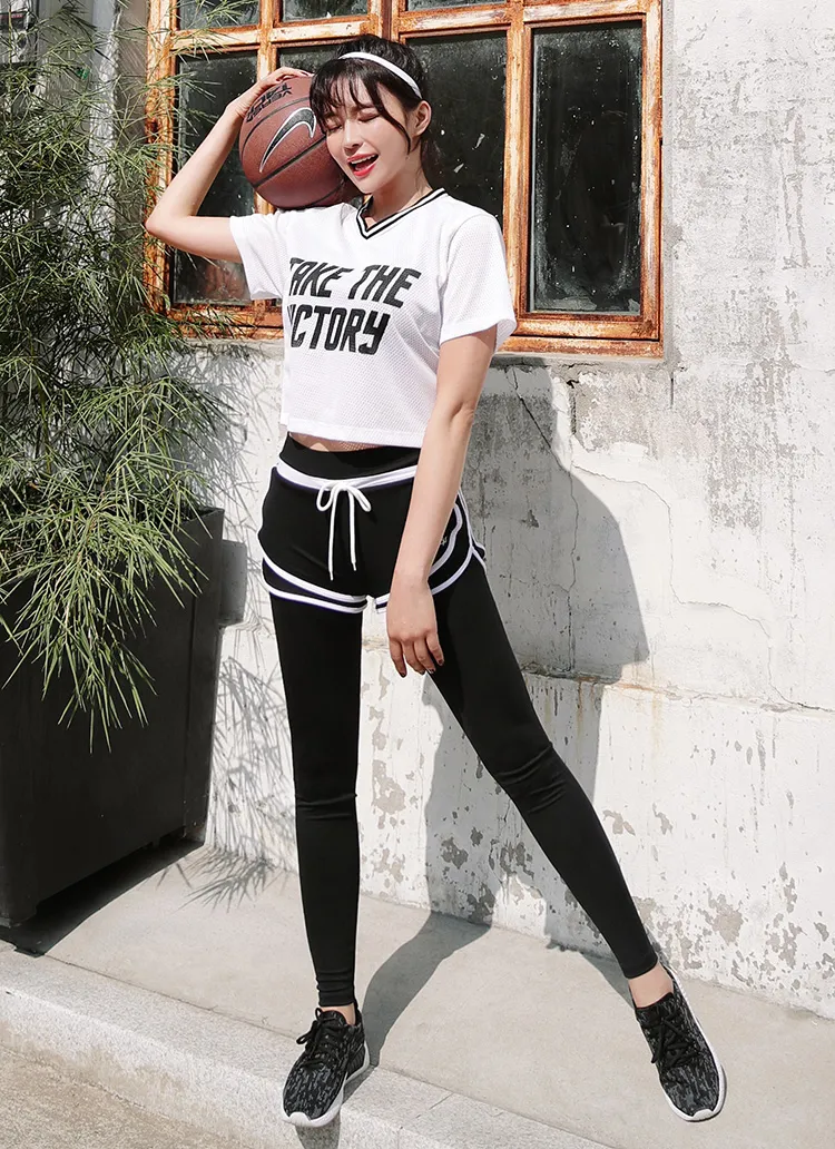 ラインショートパンツレギンス・全3色 | DHOLIC | 詳細画像1