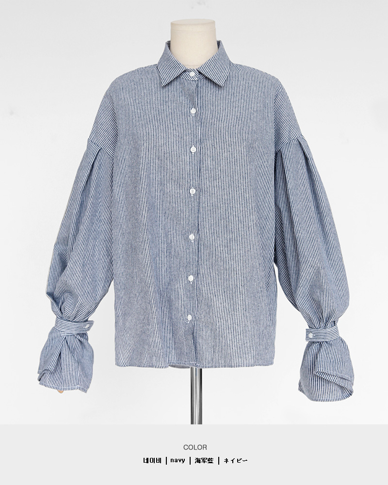2TYPEワイドスリーブコットンシャツ・全4色 | DHOLIC PLUS | 詳細画像24