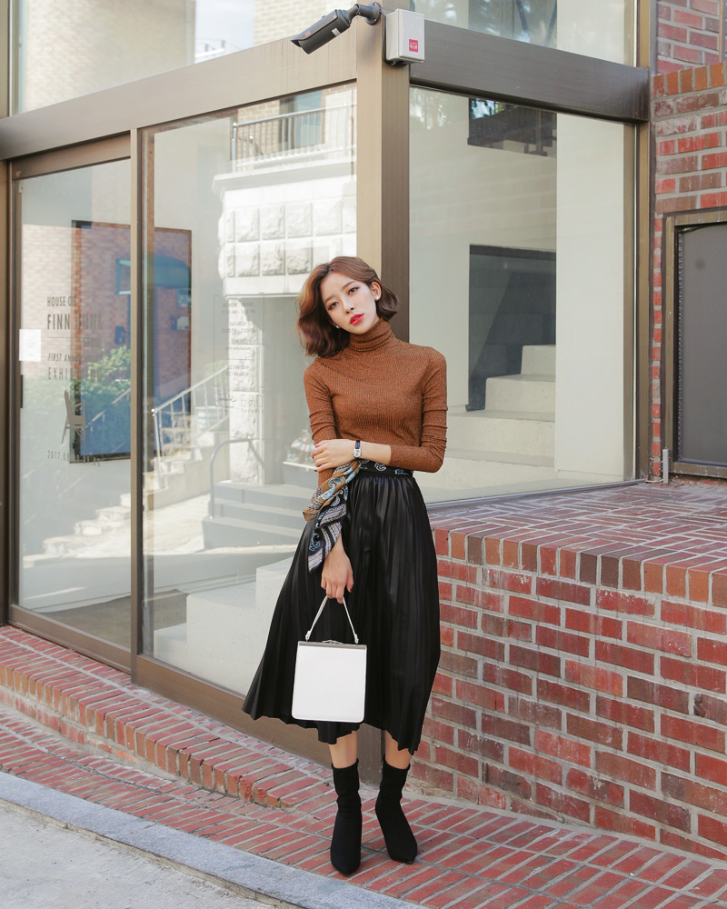 グリッタータートルネックTシャツ・全5色 | DHOLIC PLUS | 詳細画像8