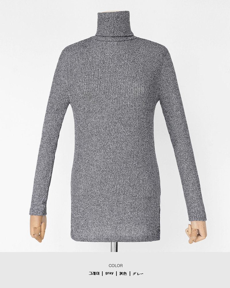 グリッタータートルネックTシャツ・全5色 | DHOLIC PLUS | 詳細画像33