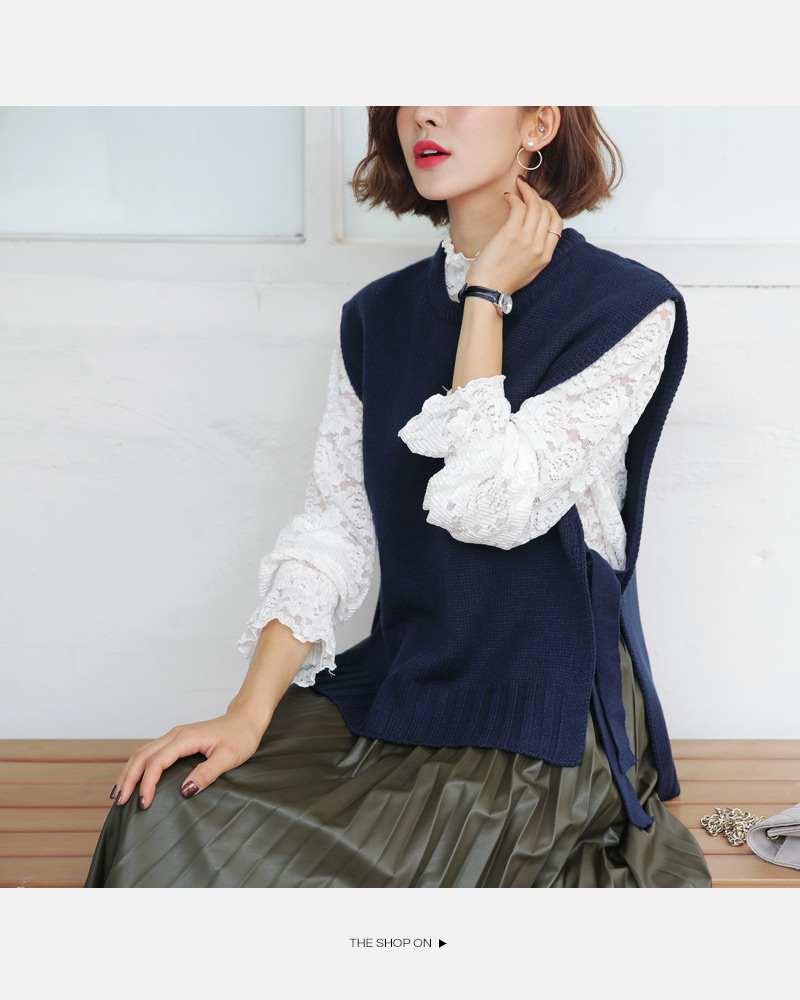 レザー調ウエストゴムプリーツスカート・全3色 | DHOLIC PLUS | 詳細画像20