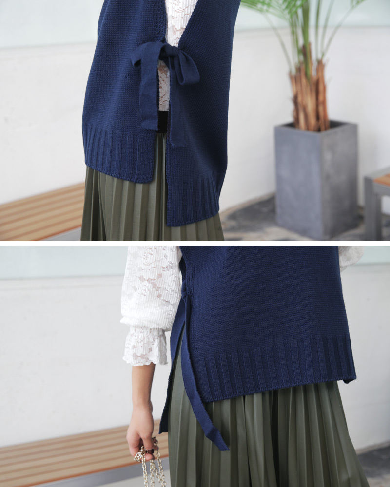 レザー調ウエストゴムプリーツスカート・全3色 | DHOLIC PLUS | 詳細画像25