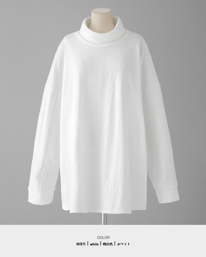 オーバーフィットタートルネックTシャツ・全4色 | DHOLIC | 詳細画像18