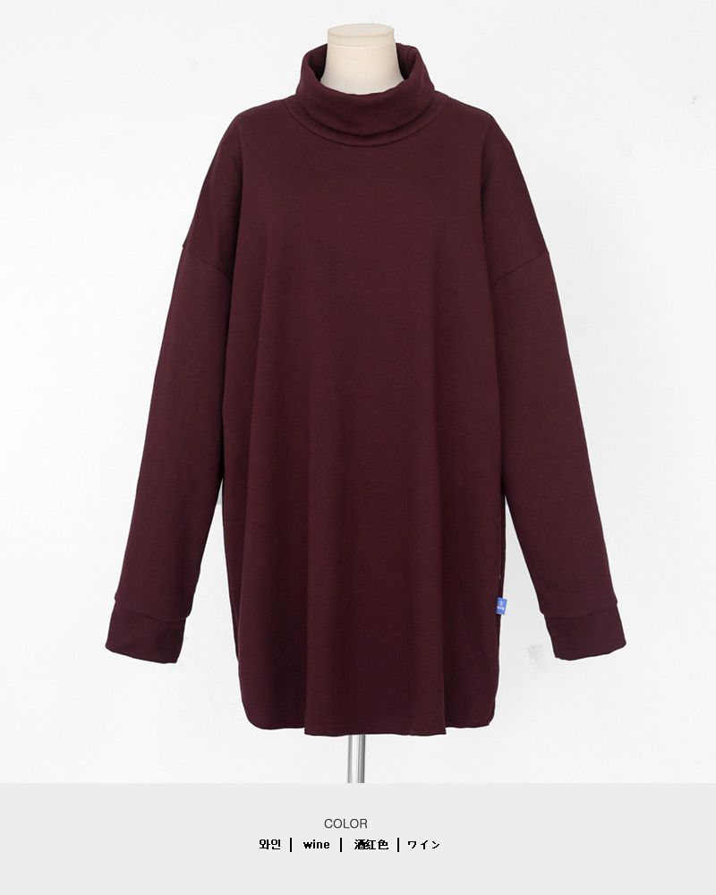 オーバーフィットタートルネックTシャツ・全4色 | DHOLIC | 詳細画像20