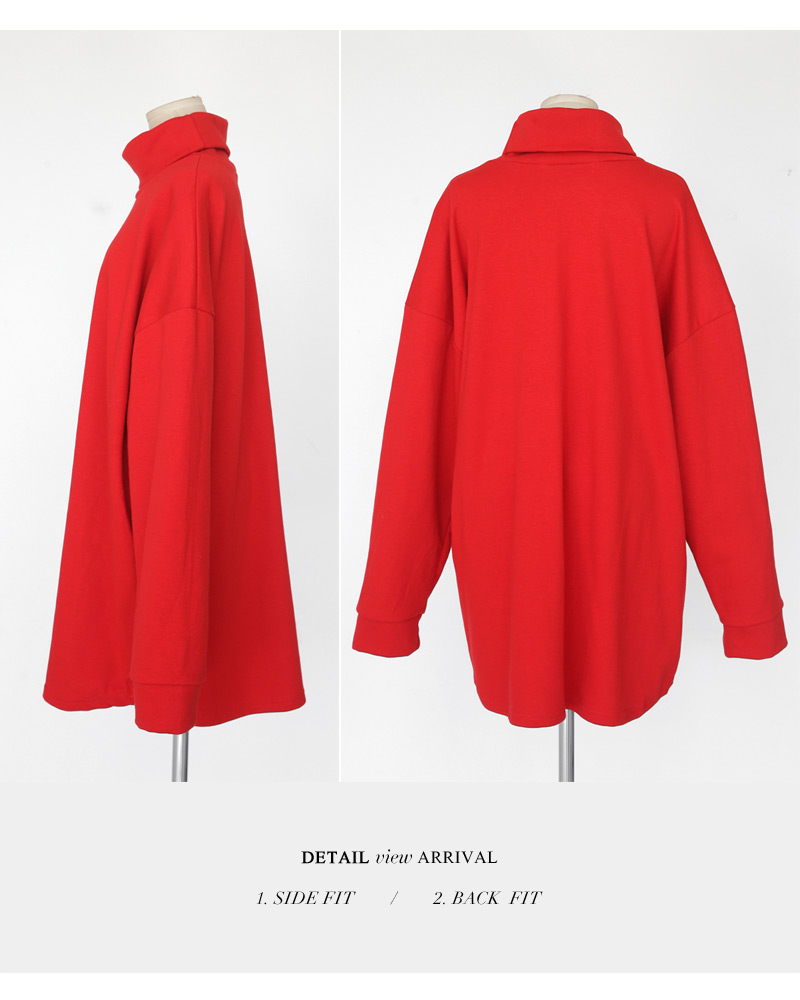 オーバーフィットタートルネックTシャツ・全4色 | DHOLIC | 詳細画像22