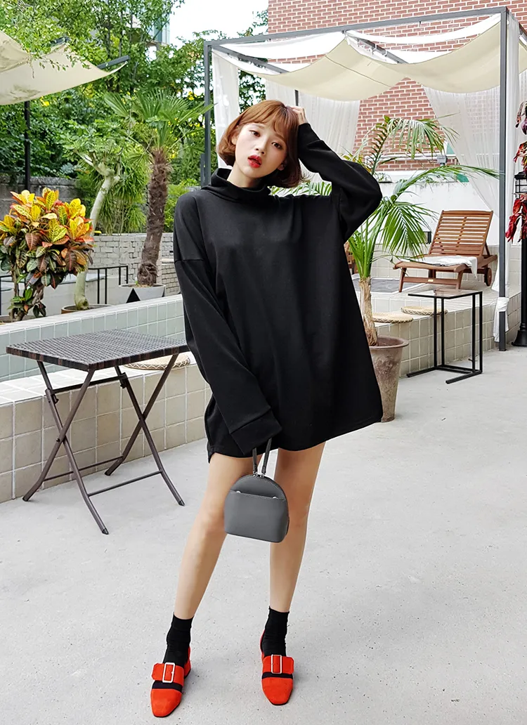 オーバーフィットタートルネックTシャツ・全4色 | DHOLIC | 詳細画像1