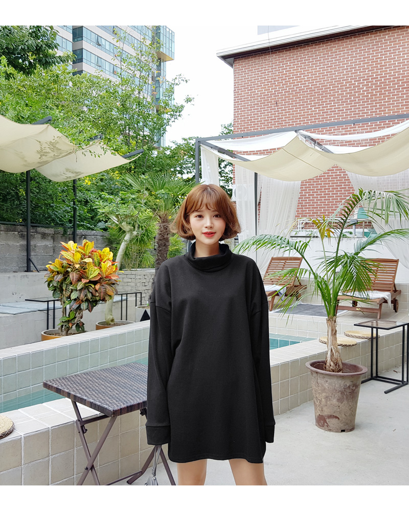 オーバーフィットタートルネックTシャツ・全4色 | DHOLIC | 詳細画像4