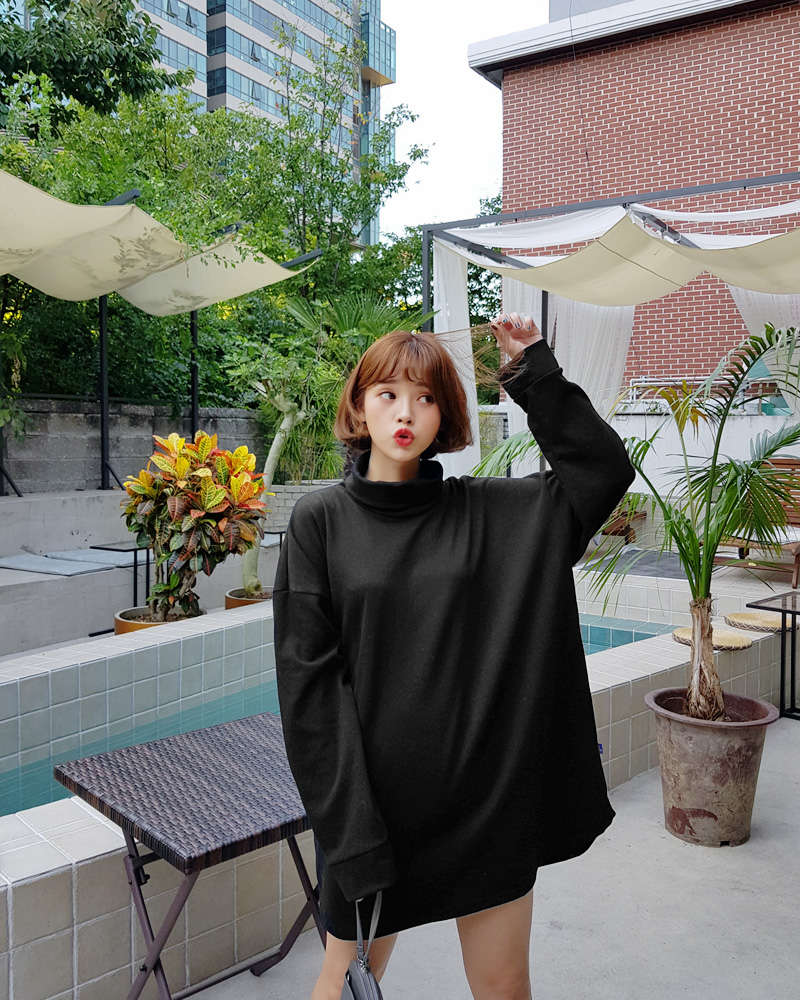 オーバーフィットタートルネックTシャツ・全4色 | DHOLIC | 詳細画像6