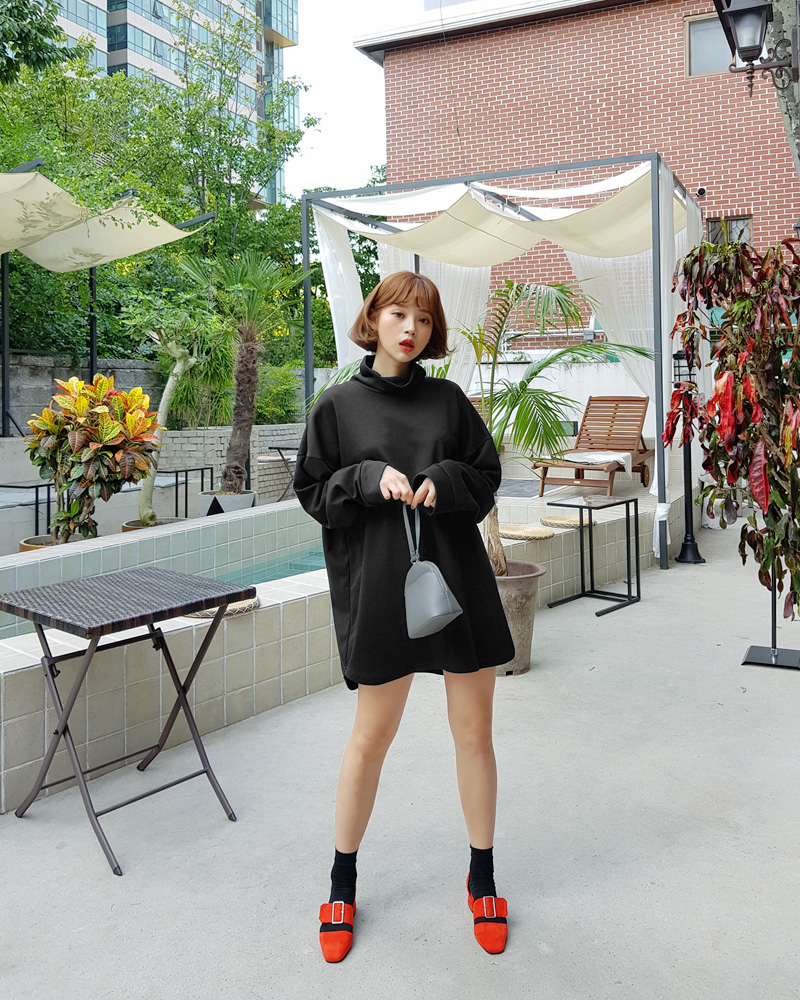 オーバーフィットタートルネックTシャツ・全4色 | DHOLIC | 詳細画像7