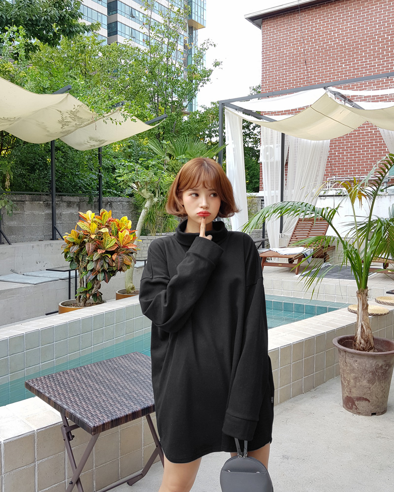 オーバーフィットタートルネックTシャツ・全4色 | DHOLIC | 詳細画像9