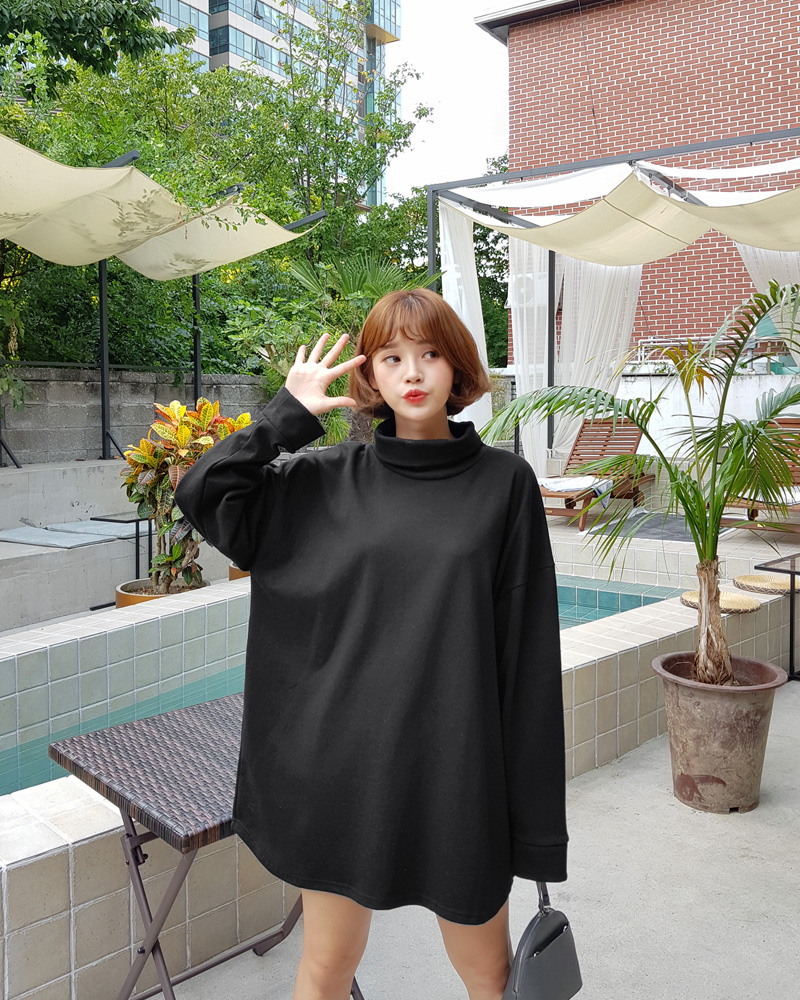 オーバーフィットタートルネックTシャツ・全4色 | DHOLIC | 詳細画像11