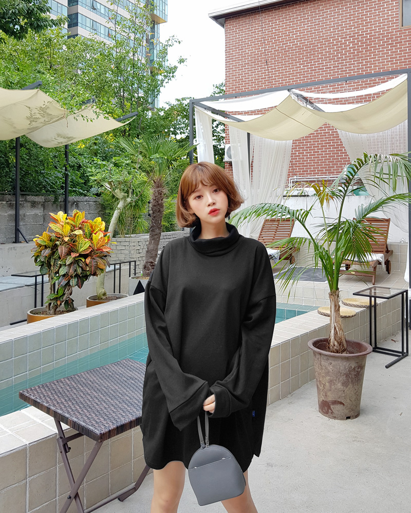 オーバーフィットタートルネックTシャツ・全4色 | DHOLIC | 詳細画像13