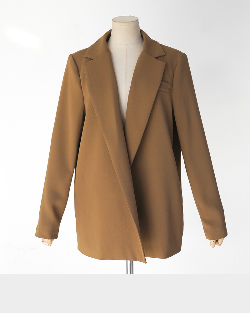 ベルト付きオープンジャケット&バックスリットミディスカートSET・全2色 | DHOLIC | 詳細画像27