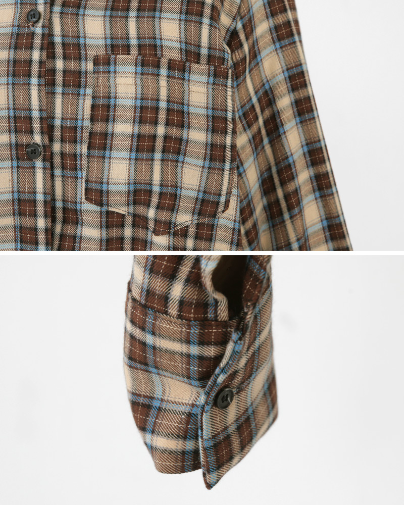ワンポケットチェックシャツ・全2色 | DHOLIC | 詳細画像21