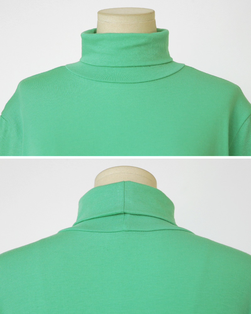 ソリッドカラータートルネックTシャツ・全6色 | DHOLIC | 詳細画像45