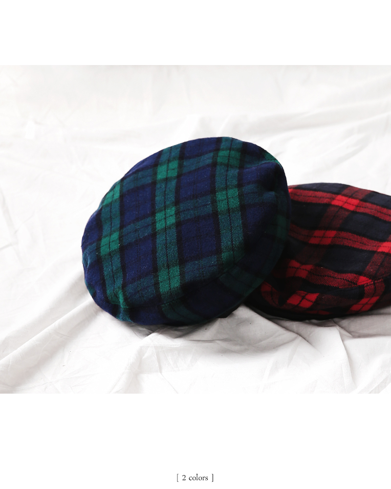 ドローストリングチェックベレー帽・全2色 | DHOLIC | 詳細画像10