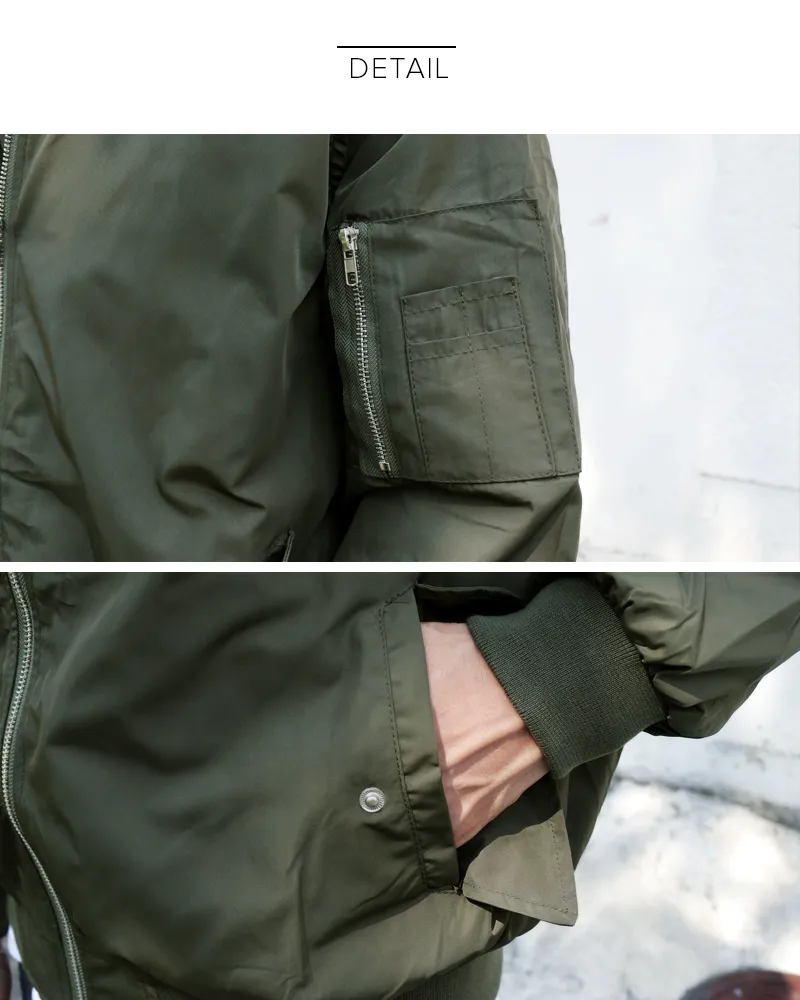 フロントフラップポケットMA-1ジャケット・全2色 | 詳細画像19