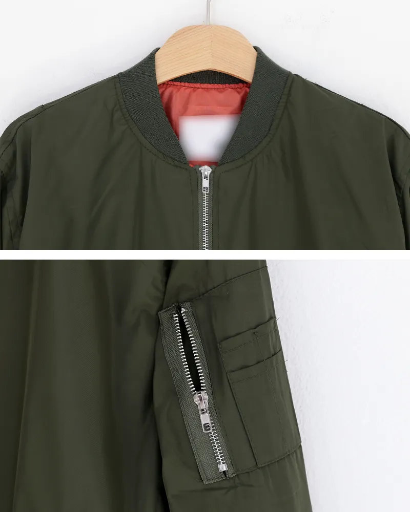 フロントフラップポケットMA-1ジャケット・全2色 | 詳細画像23