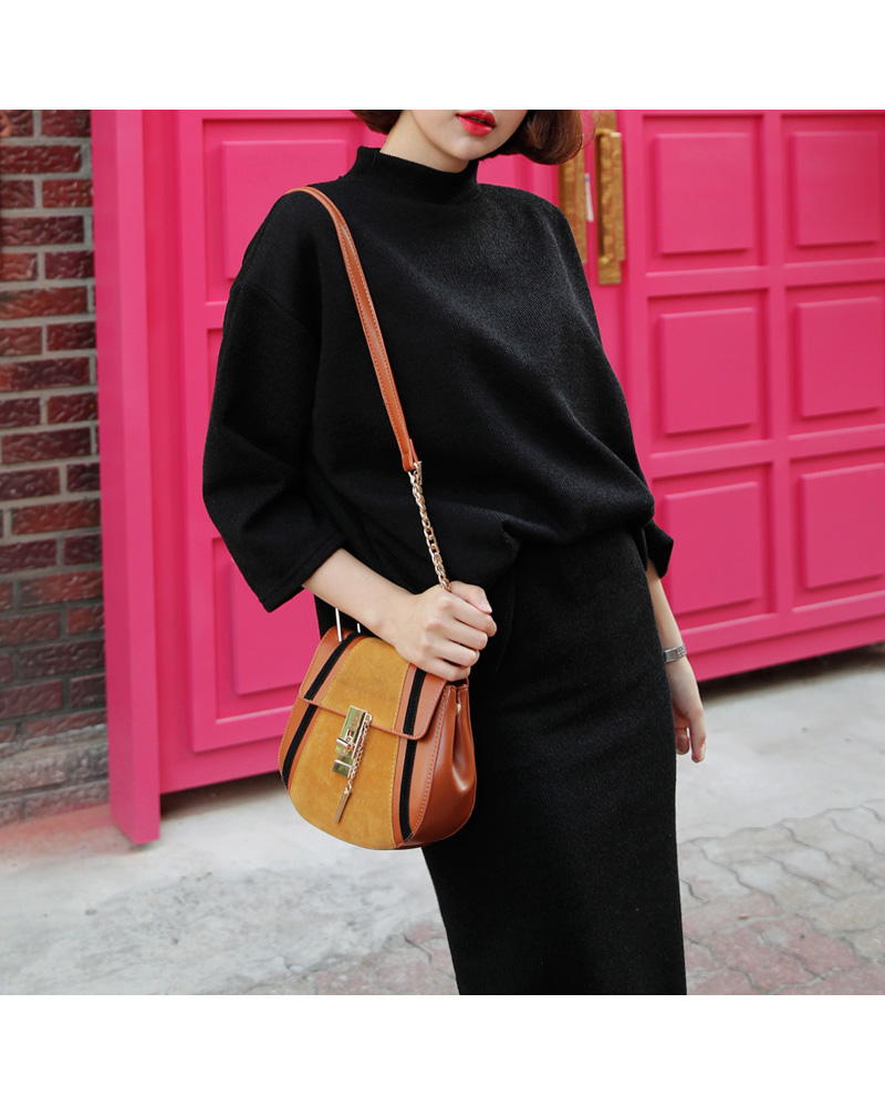 モックネックTシャツ&スリットタイトスカートSET・全2色 | DHOLIC | 詳細画像6