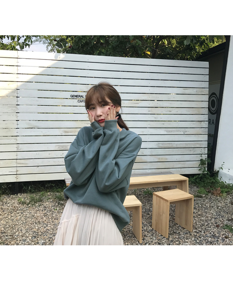 レタリングウォッシュドスウェットプルオーバー・全3色 | DHOLIC | 詳細画像11