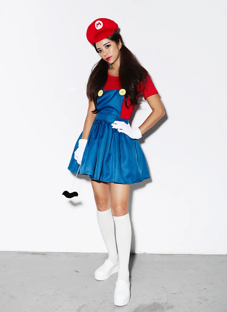 [数量限定]スーパーマリオ風コスチューム4SET・全2色 | DHOLIC | 詳細画像1