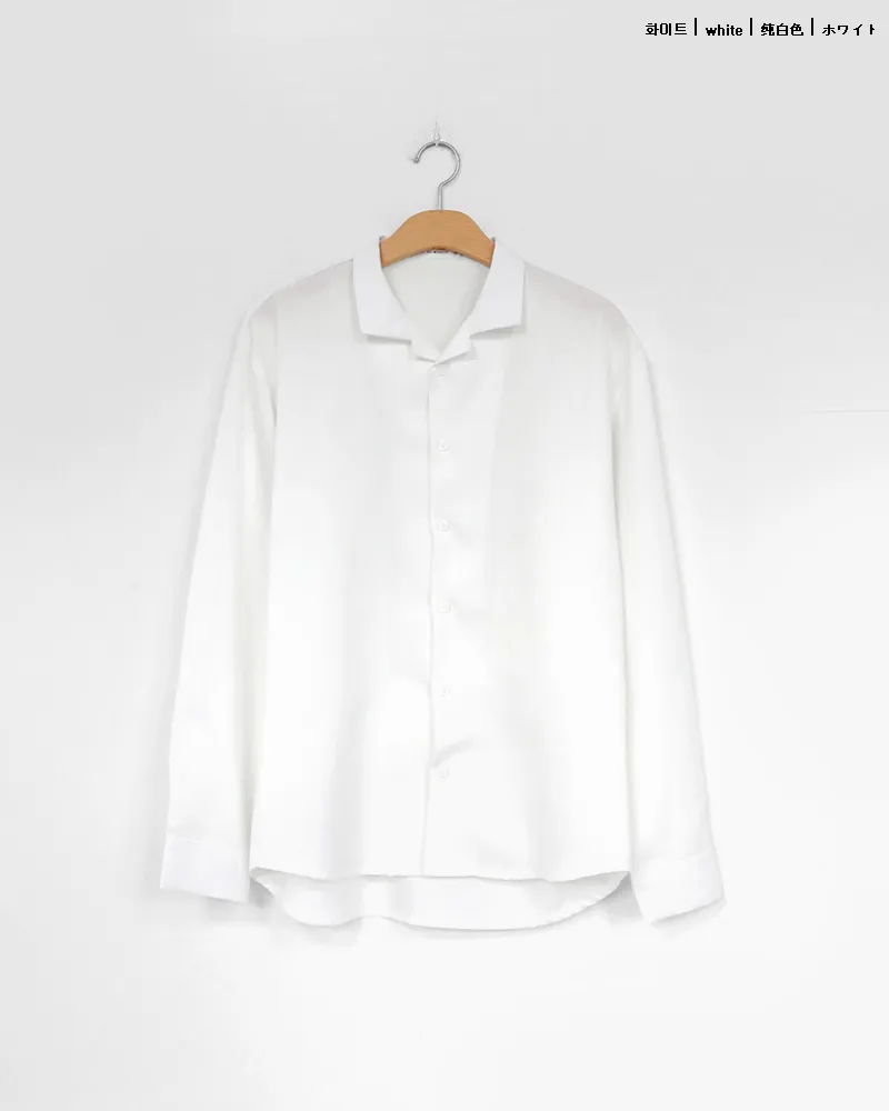 2TYPEポケットレスオープンカラーシャツ・全9色 | 詳細画像15