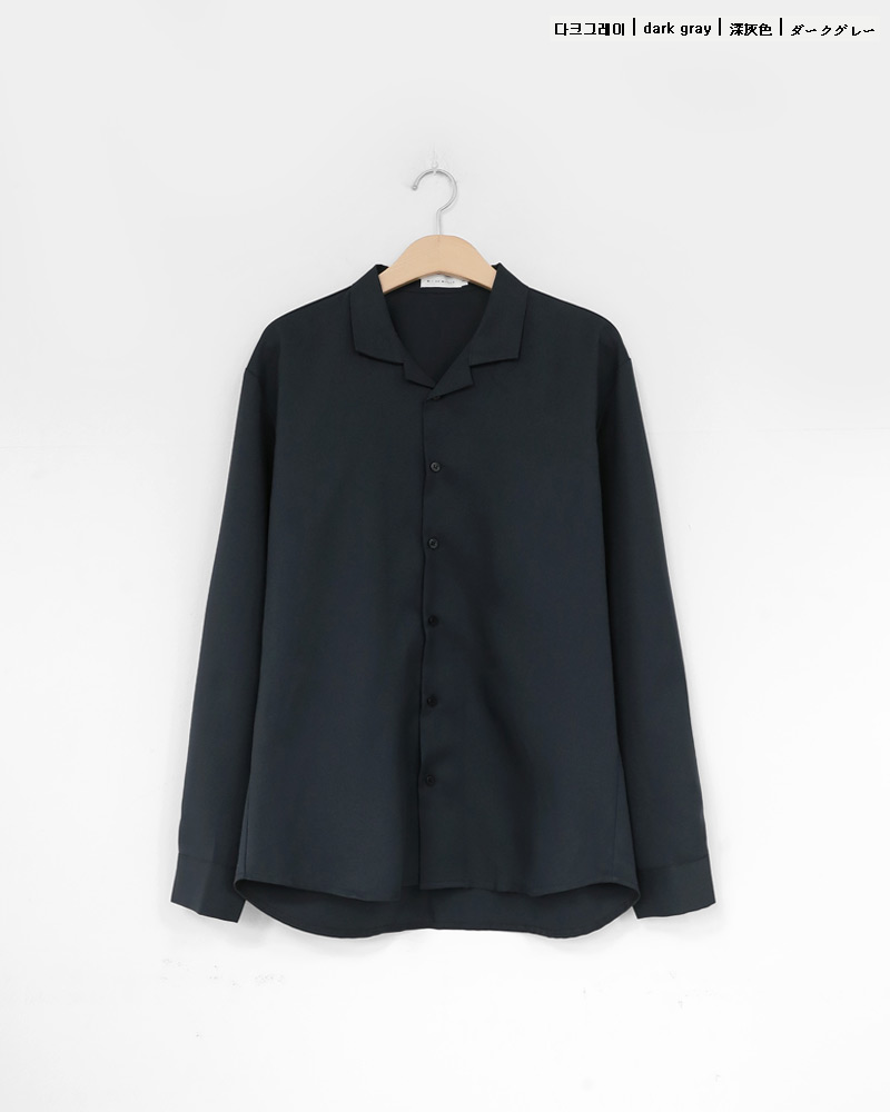 2TYPEポケットレスオープンカラーシャツ・全9色 | 詳細画像19