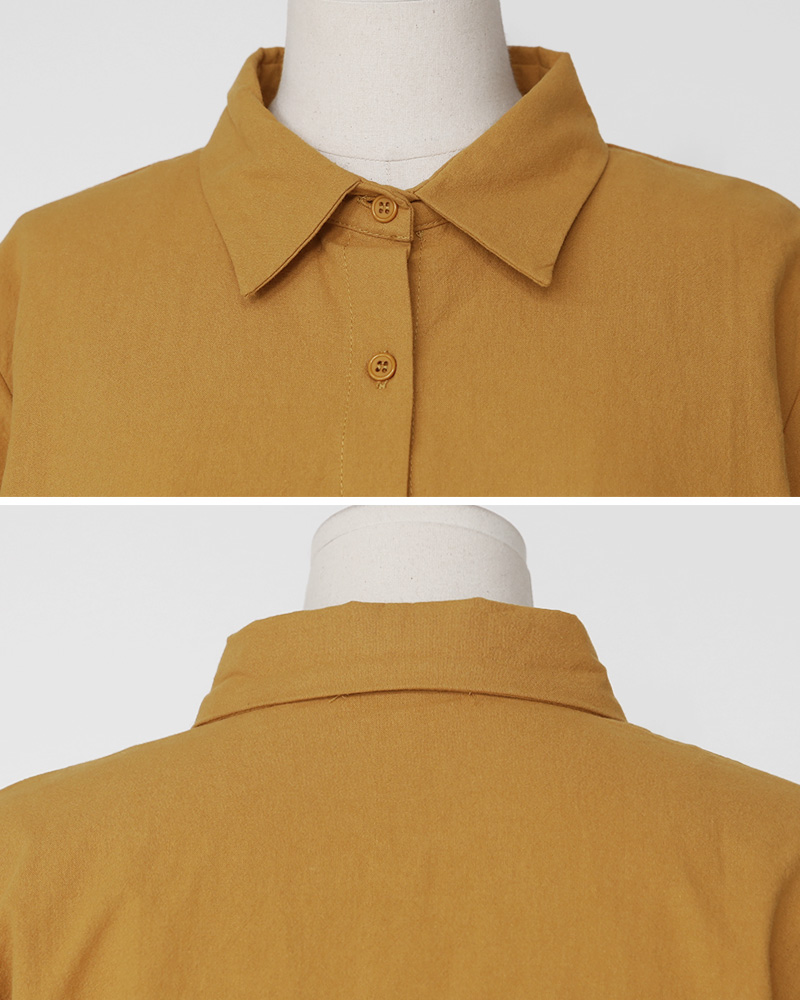 ソリッドカラーワンポケットシャツ・全3色 | DHOLIC | 詳細画像34