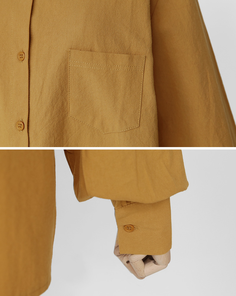 ソリッドカラーワンポケットシャツ・全3色 | DHOLIC | 詳細画像35