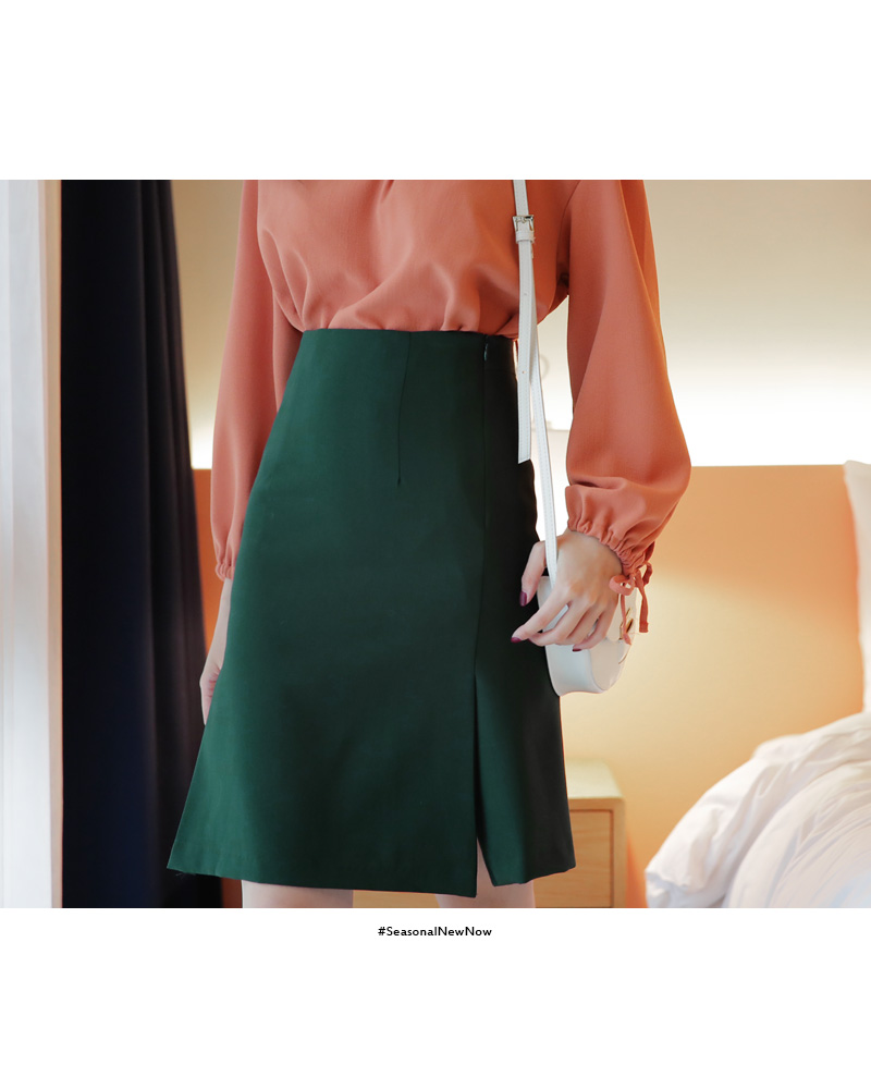 サイドスリットAラインスカート・全3色 | DHOLIC | 詳細画像2