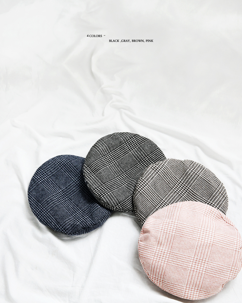 グレンチェックベレー帽・全4色 | DHOLIC | 詳細画像11