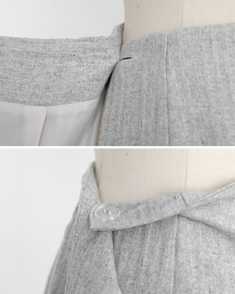 ツーボタンラップミモレ丈スカート・全2色 | DHOLIC PLUS | 詳細画像24