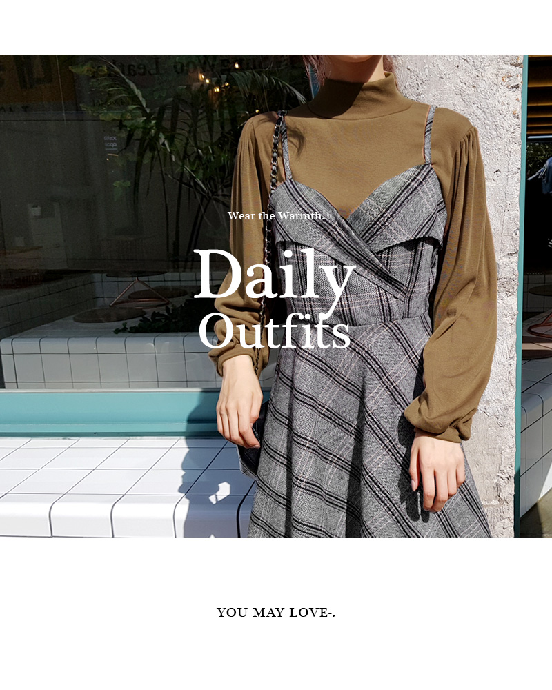 <font color=red><b>雑誌掲載商品○</b></font>ハーフネックパフスリーブTシャツ・全3色 | DHOLIC | 詳細画像32