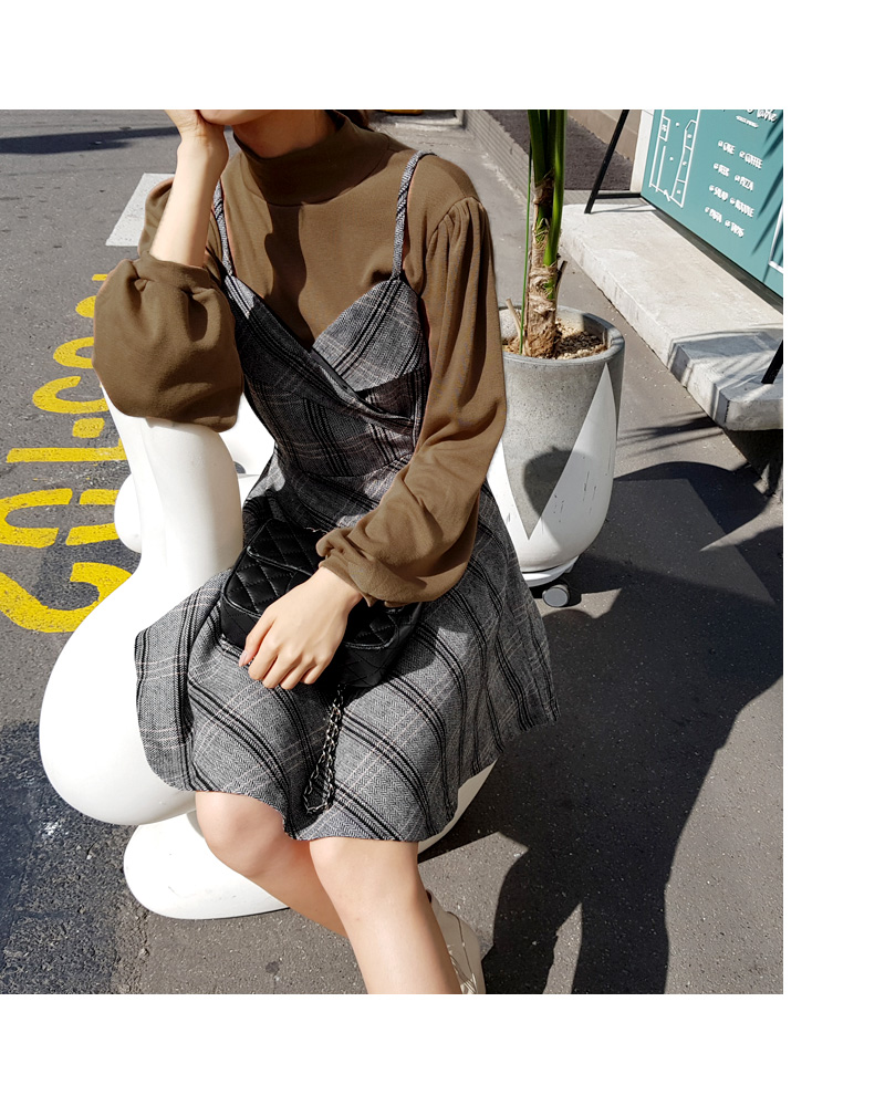 <font color=red><b>雑誌掲載商品○</b></font>ハーフネックパフスリーブTシャツ・全3色 | DHOLIC | 詳細画像40