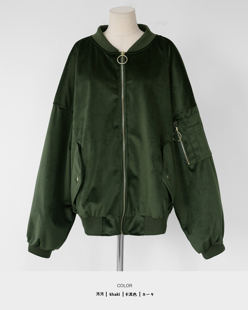 リングポイントベロアMA-1ジャケット・全2色 | DHOLIC | 詳細画像42