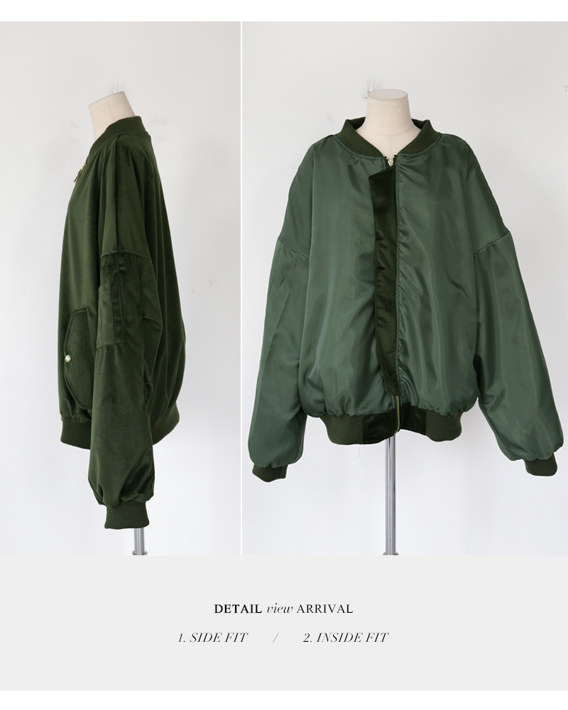 リングポイントベロアMA-1ジャケット・全2色 | DHOLIC | 詳細画像44
