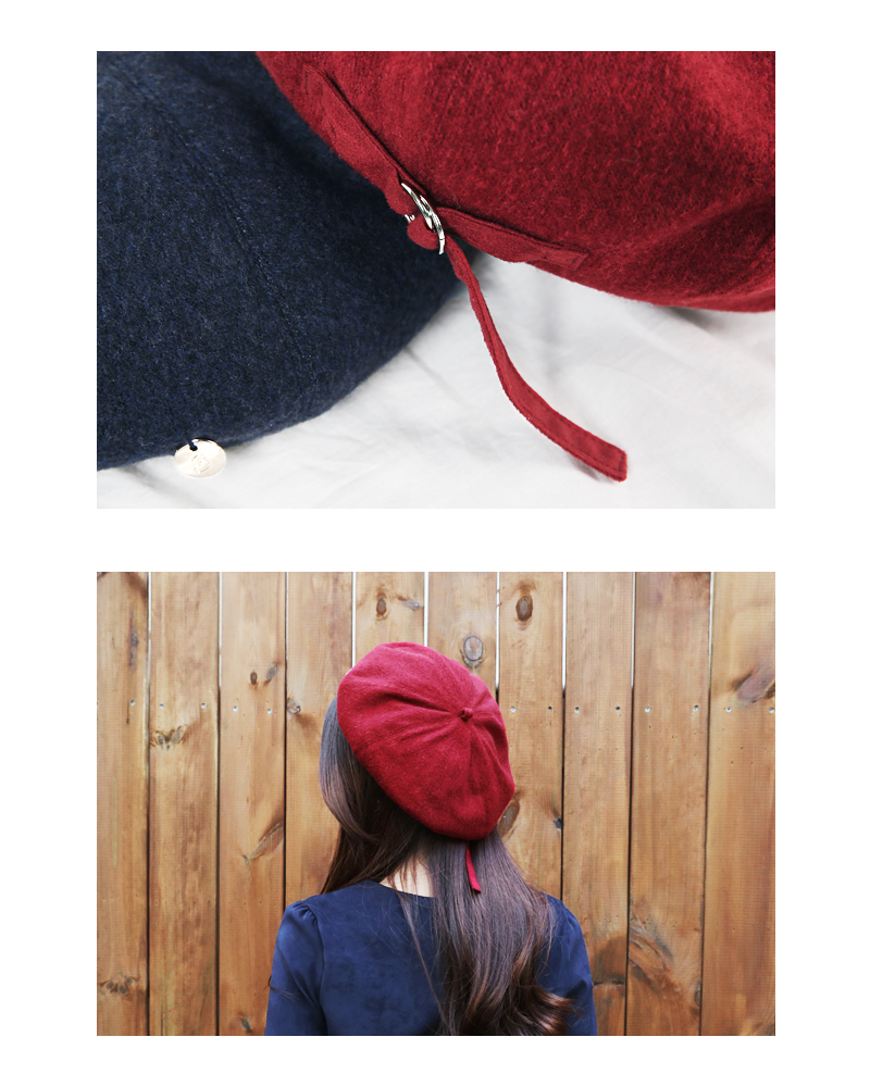 2TYPEバックルストラップベレー帽・全3色 | DHOLIC | 詳細画像4