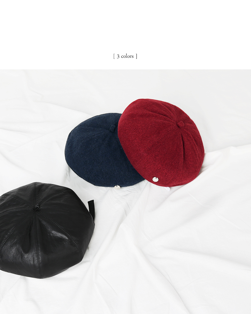 2TYPEバックルストラップベレー帽・全3色 | DHOLIC | 詳細画像9