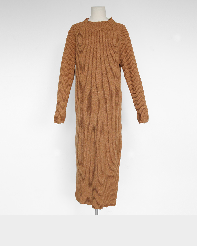 ベルトSETラグランリブニットワンピース・全2色 | DHOLIC | 詳細画像25