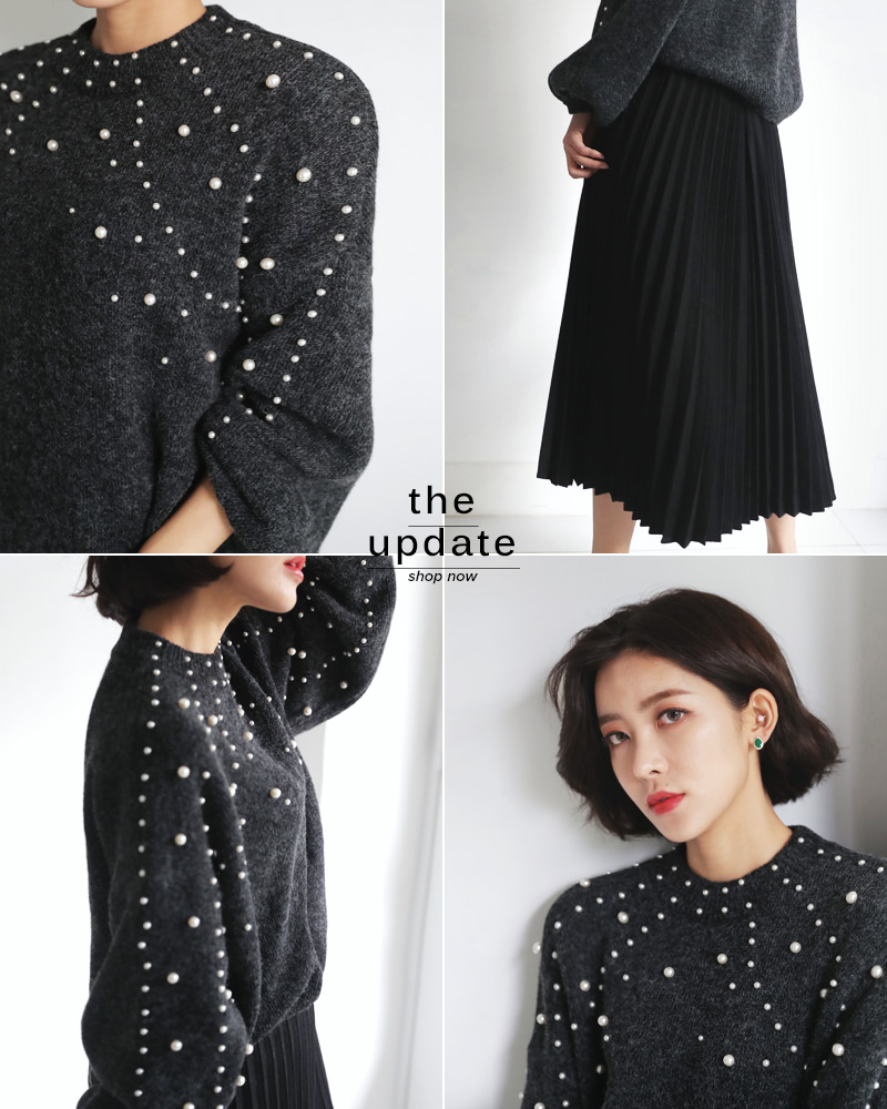 ウール混プリーツロングスカート・全5色 | DHOLIC PLUS | 詳細画像7