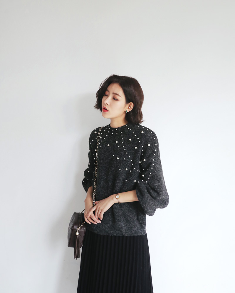 ウール混プリーツロングスカート・全5色 | DHOLIC PLUS | 詳細画像8