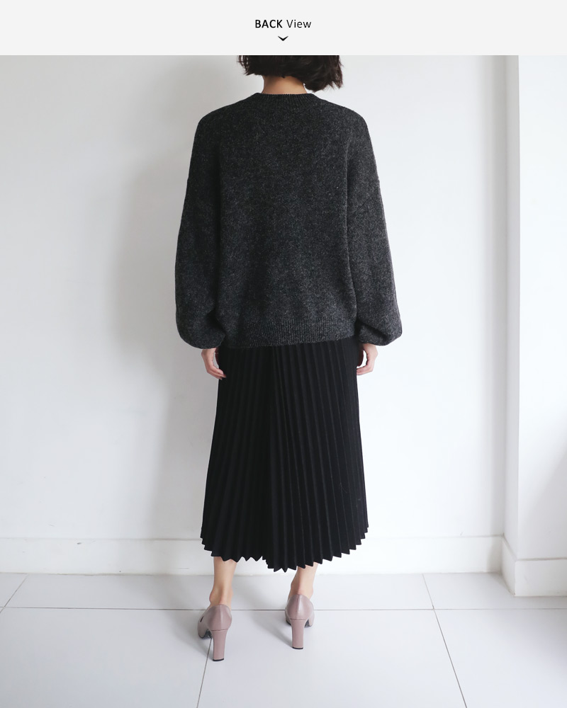 ウール混プリーツロングスカート・全5色 | DHOLIC PLUS | 詳細画像20