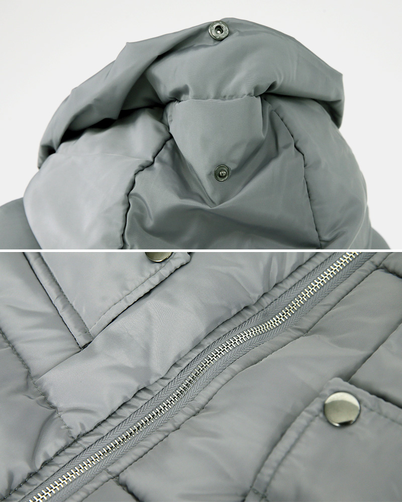 ラグランフード中綿ロングジャケット・全3色 | DHOLIC | 詳細画像30