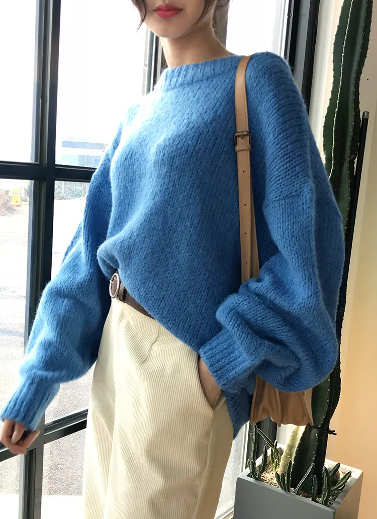 <font color=red><b>○雑誌掲載商品○</b></font>アルパカブレンドニット・全4色 | DHOLIC | 詳細画像1